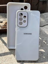 Samsung Galaxy "A33" Tempered Glass "Chrome" Case - White