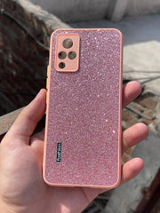 Vivo "V21e" Glitter Sparkle Case - Pink