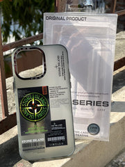 iPhone "14 Pro Max" Stone Island Matte Case - Star Figure