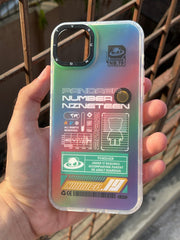 iPhone "14 Plus" Rainbow Translucent Shade Matte Case - Pandaer