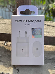 Samsung Power Adapter "25W PD" (USB-C) "Master Copy" - White