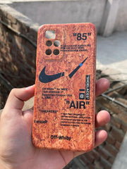 Xiaomi "Redmi 10" Wood Texture Case - Nike Air