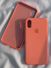 iPhone "X/XS" Silicone Case "Teal Orange"