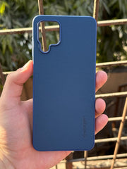 Samsung Galaxy "A12" Spigen Rugged Texture Case - Blue