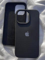 iPhone "15 Pro Max" Silicone Case "Black"