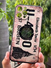 iPhone "12 Pro Max" Silicone "Retro" Edition Case - Cream