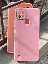 Realme "C21" Tempered Glass "Chrome" Case - Pink