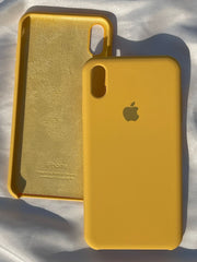 iPhone "XS Max" Silicone Case "Blazing Yellow"