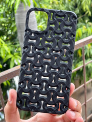 iPhone "11 Pro Max" Premium Silicone "Heat Dissipation" Case - Black