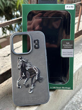 iPhone "14 Pro" Polo Embroidered Case - Dark Gray