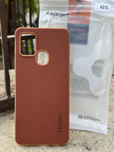 Samsung Galaxy "A21S" Spigen Rugged Texture Case - Brown