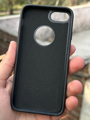 iPhone "7/8" Spigen Premium Woven Stitched Case - Black