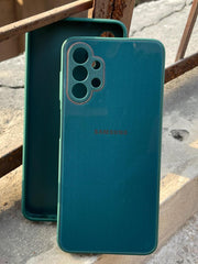 Samsung Galaxy "A13" Tempered Glass "Chrome" Case - Green