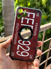 iPhone "11 Pro" Silicone "Retro" Edition Case - Maroon