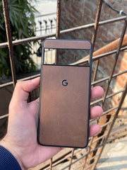 Google Pixel "8 Pro" Premium Leather Texture Case - Brown