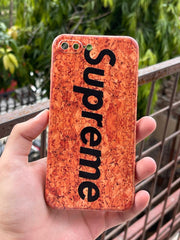 iPhone "7/8 Plus" Wood Texture Case - Supreme