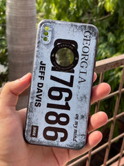 iPhone "XS MAX" Silicone "Retro" Edition Case - Light Gray