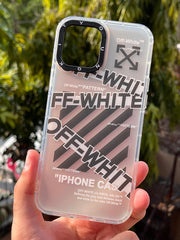 iPhone "12 Pro Max" Rainbow Translucent Shade Matte Case - OffWhite
