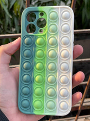iPhone "13 Pro Max" Fidget Stress Release Pop-Up Case - Green