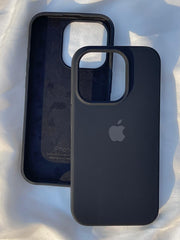 iPhone "15 Pro" Silicone Case "Black"