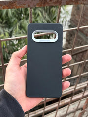 Samsung Galaxy "S10 Plus" Leather Textured Case - Black