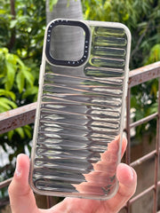 iPhone "12 Pro Max" Translucent Jump Style Silicone Case - Black