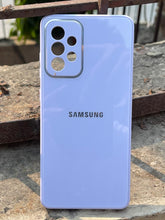 Samsung Galaxy "A72" Tempered Glass "Chrome" Case - Purple