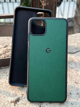 Google Pixel "4XL" Premium Leather Texture Case - Green