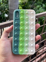 iPhone "XS Max" Fidget Stress Release Pop-Up Case - Green
