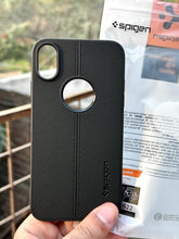 iPhone "XR" Spigen Premium Woven Stitched Case - Black