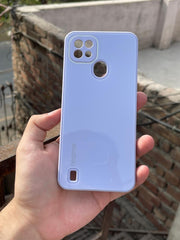 Realme "C21" Tempered Glass "Chrome" Case - Purple