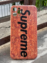 iPhone "11 Pro Max" Wood Texture Case - Supreme