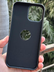 iPhone "12 Pro Max" Spigen Premium Woven Stitched Case - Black