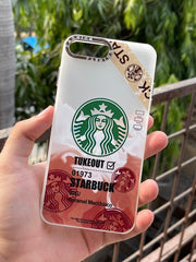 iPhone "7/8 Plus" Premium Matte "Starbucks" Case - Brown