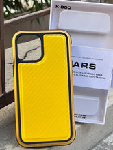 iPhone "12 Pro Max" K-Doo Mars Carbon Fiber Textured Case - Yellow