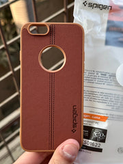 iPhone "6/6s" Spigen Premium Woven Stitched Case - Brown