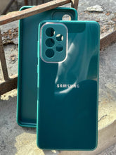 Samsung Galaxy "A73" Tempered Glass "Chrome" Case - Green