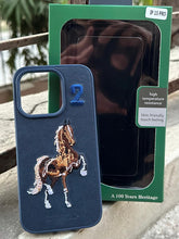 iPhone "15 Pro" Polo Embroidered Case - Blue