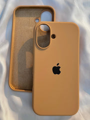 iPhone "16" Silicone Case "Gold"