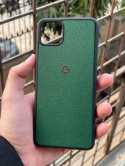 Google Pixel "4XL" Premium Leather Texture Case - Green