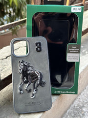 iPhone "11 Pro" Polo Embroidered Case - Dark Gray