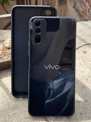 Vivo "Y20" Tempered Glass "Solid" Case - Black