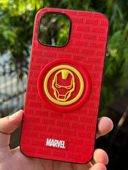 iPhone "12 Pro Max" Embossed "Iron-Man" Case
