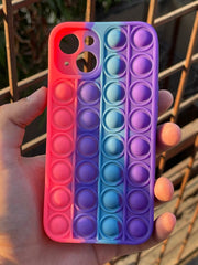 iPhone "13" Fidget Stress Release Pop-Up Case - Purple