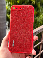 iPhone "7/8 Plus" Glitter Sparkle Case - Red