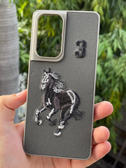 Samsung Galaxy "S21 Ultra" Polo Classic Case - Dark Gray