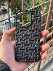 iPhone "14 Pro" Premium Silicone "Heat Dissipation" Case - Black