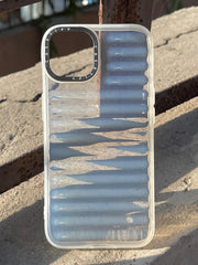 iPhone "13/14" Translucent Jump Style Silicone Case - White