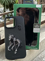 iPhone "16 Pro Max" Polo Embroidered Case - Black