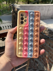 Samsung Galaxy "A52/A52s" Fidget Stress Release Pop-Up Case - Brown